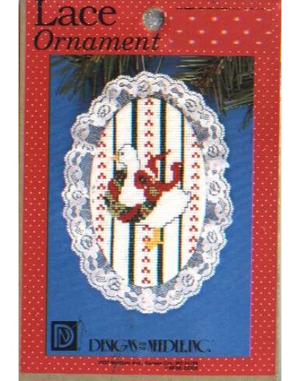 Lace ornament christmas goose