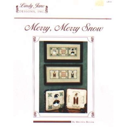 Merry, Merry snow CrossStitch chart leaflet