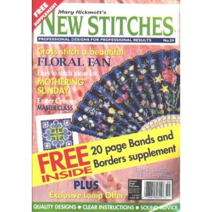 New Stitches magazine, no. 59, pr designs for pro results LAST ONE