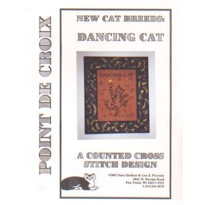 New cat breeds, dancing cat counted CrossStitch design