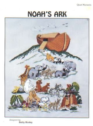 Noah's Ark designed CrossStitch leaflet by Betty Bosley *last one*