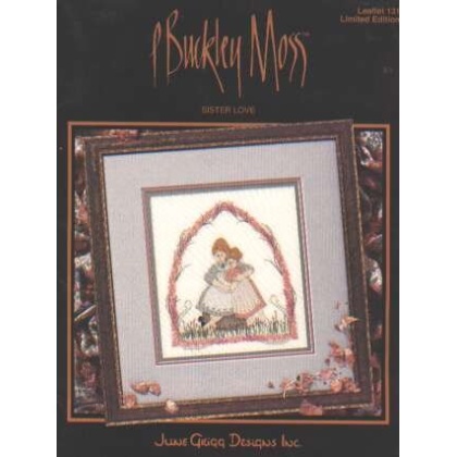 P. Buckley Moss Sister love, limited edition CrossStitch leaflet LAST ONE