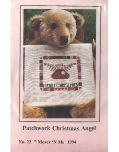 Patchwork Christmas Angel CrossStitch chart LAST ONE