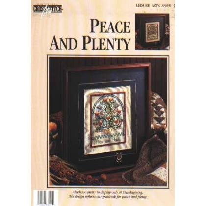 Peace and Plenty, winter 1994 CrossStitch lites 83091