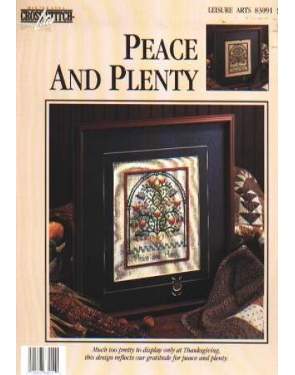 Peace and Plenty, winter 1994 CrossStitch lites 83091