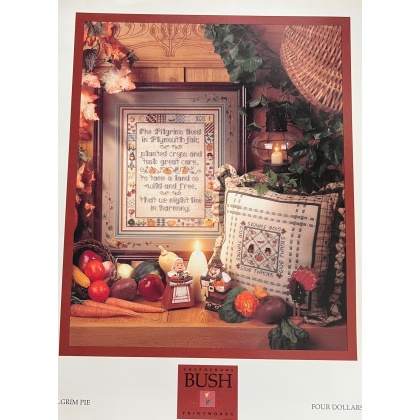 Pilgrim pie CrossStitch leaflet **LAST ONE**