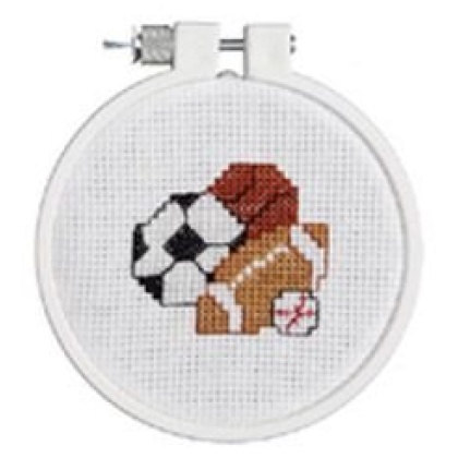 Play Ball Counted CrossStitch Kit