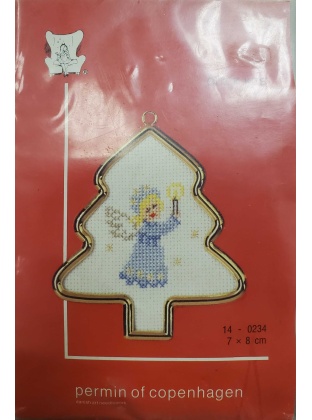 Quick kits 7x8cm Angel of love CrossStitch kit by Permin of Copenhagen