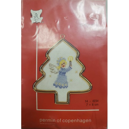Quick kits 7x8cm Angel of love CrossStitch kit by Permin of Copenhagen