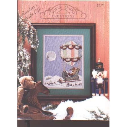 Reindeer's night off CrossStitch booklet