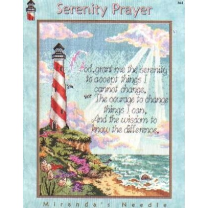 Serenity prayer CrossStitch leaflet chart LAST ONE!