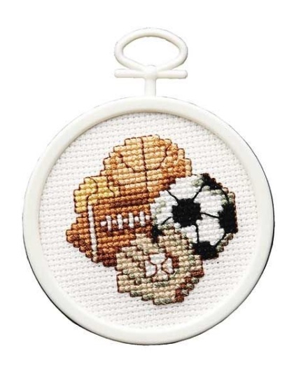 Sports Counted CrossStitch Kit 2-12 18 Count