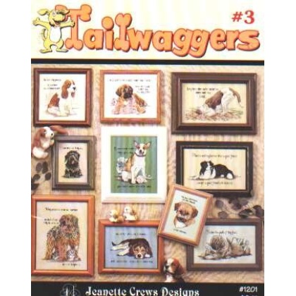 Tailwaggers #3 CrossStitch book 1201 **LAST ONE**