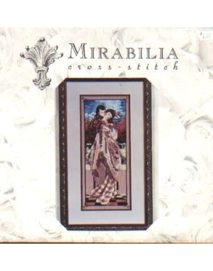 The kiss by Mirabilia designs, 32 count 7 3/4 x 19