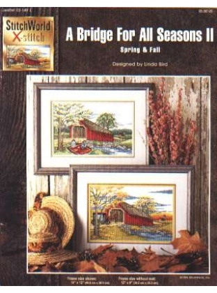 A bridge for all seasons II, spring and fall CrossStitch book, 03-149L **LAST ONE**