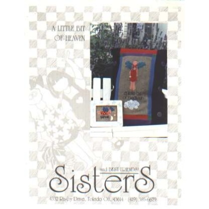A little bit of heaven CrossStitch leaflet by Sisters and best friends **LAST ONE**