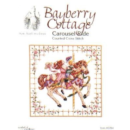 Bayberry Cottage carousel ride CrossStitch leaflet, 2284