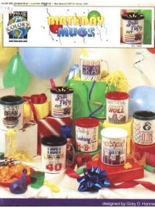 Birthday mugs CrossStitch booklet by Gary D. Hanner