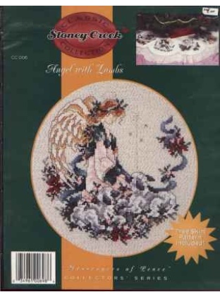 Classic Stoney Creek Angel with lambs CrossStitch leaflet CC 006