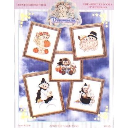 Dreamsicles book counted CrossStitch book 8, Five designs!!, 2296 LAST ONE