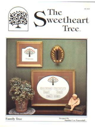 Family tree by the Sweetheart tree CrossStitch leaflet, SV-019 **LAST ONE**