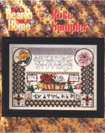 Hearth home Rose sampler CrossStitch booklet, 2274