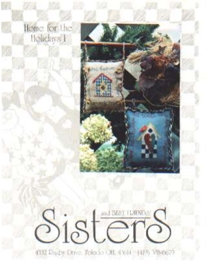 Home for the holidays I CrossStitch booklet, Sisters and best friends **LAST ONE**