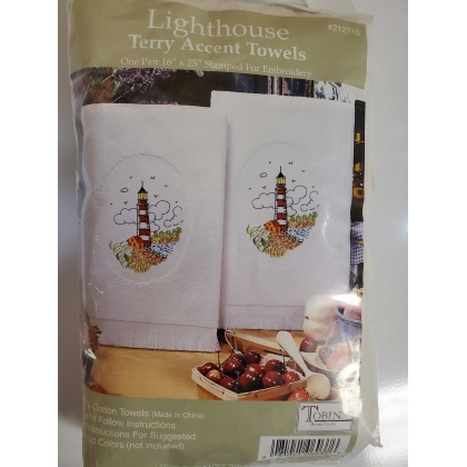 Lighthouse Terry Accent Towels