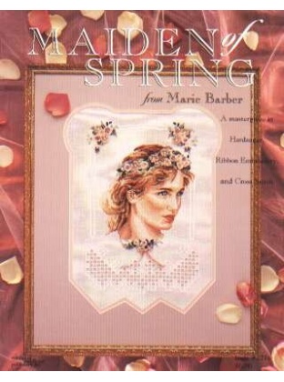 Maiden of Spring Ribbon Embroidery, Hardanger, CrossStitch booklet