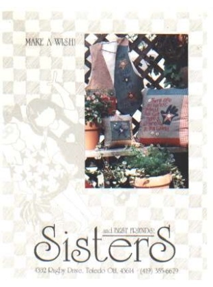Make a wish! CrossStitch booklet by Sisters and best friends **LAST ONE**