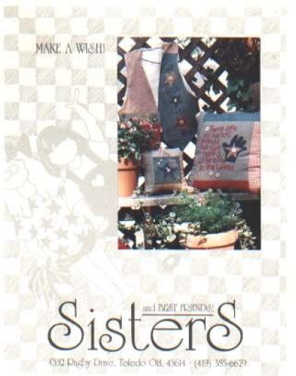 Make a wish! CrossStitch booklet by Sisters and best friends **LAST ONE**