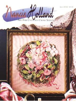 Nancie Holland counted CrossStitch, SPRING WREATH 2282