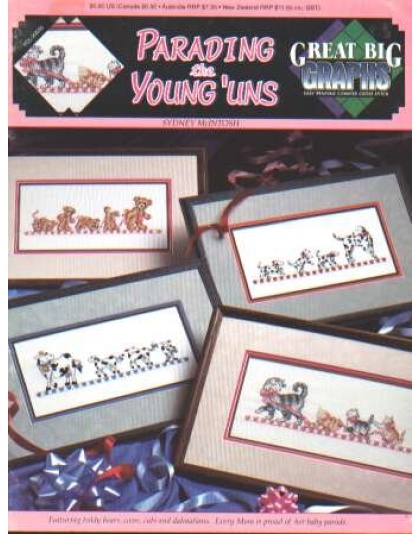 Parading the Young 'uns, featuing teddy bears, cows, cats, dalmations vcl-20035