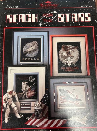 Raindrop designs, Reach for the stars book 10 CrossStitch booklet 21 pages! LAST ONE