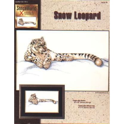 Snow leopard by Stitchworld x-stitch, 03-170L