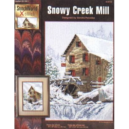 Snowy creek mill by Stitchworld x-stitch, 03-153L