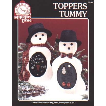 Stitchin time Toppers tummy snowmen CrossStitch chart