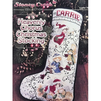 Stoney Creek Heavenly Chorus Christmas Stocking leaflet 74 (1994)