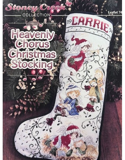 Stoney Creek Heavenly Chorus Christmas Stocking leaflet 74 (1994)