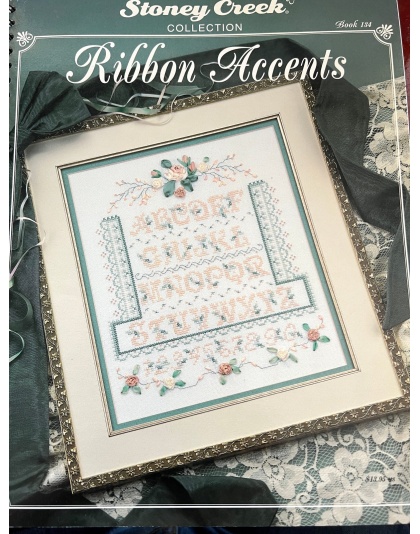 Stoney Creek Ribbon accents CrossStitch book 134 (1995)