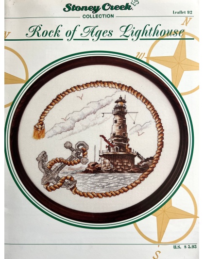 Stoney Creek Rock of Ages lighthouse CrossStitch leaflet 92 (1997)