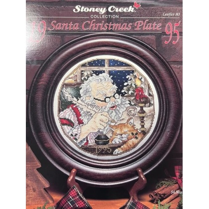 Stoney Creek Santa Christmas Plate leaflet 80 (1995)