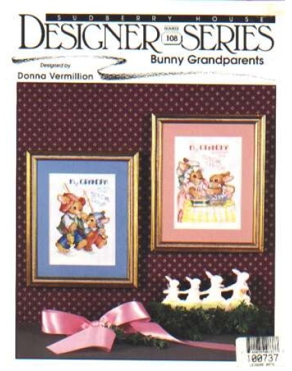 Sudberry house designer series, Bunny Grandparents CrossStitch leaflet