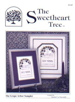 The Grape arbor sampler crossstitch chrat by the Sweetheart tree, SV-037