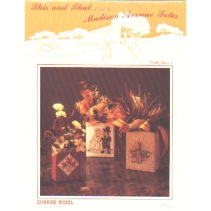 This and that Madison Avenue totes 12 designs!!, CrossStitch booklet **LAST ONE*