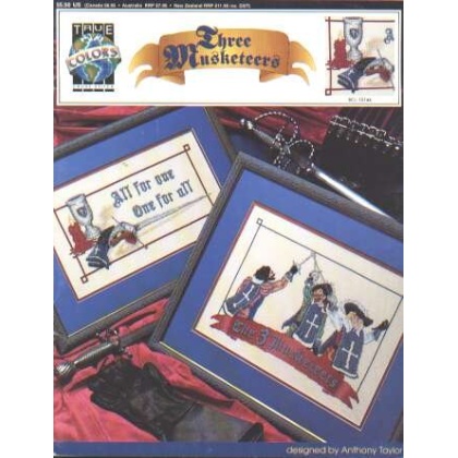 Three musketeers CrossStitch booklet designed by Anthony Taylor LAST ONE