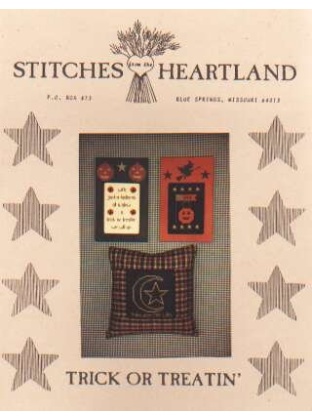 Trick or treatin' CrossStitch booklet by Stitches from the Heartland