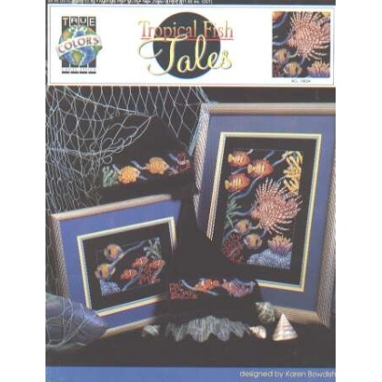 Tropical fish tales CrossStitch booklet by Karen Bowdish LAST ONE