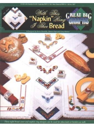 With this napkin ring, I thee bread CrossStitch booklet, LAST ONE!