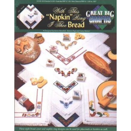 With this napkin ring, I thee bread CrossStitch booklet, LAST ONE!